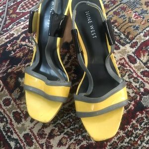 Nine West clog heels